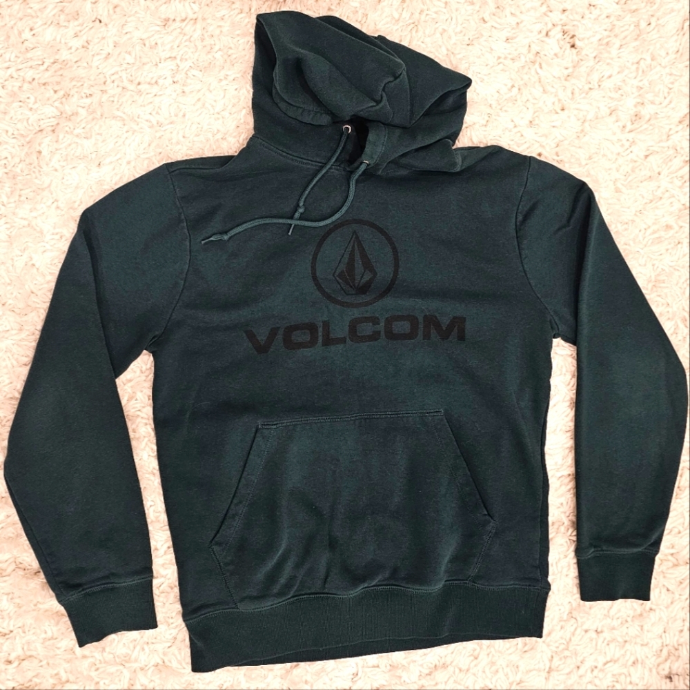 Volcom Green Hoodie (Size Small)
